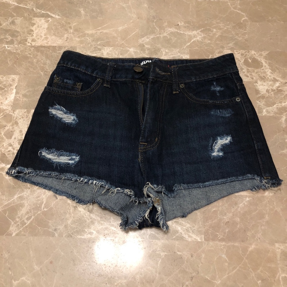 BDG high-rise cheeky jean shorts